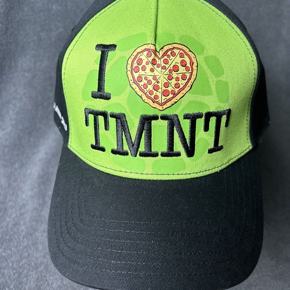 Teenage Mutant Ninja Turtles SnapBack  Hat I Love TMNT Nickelodeon Black Cap - Picture 6 of 10